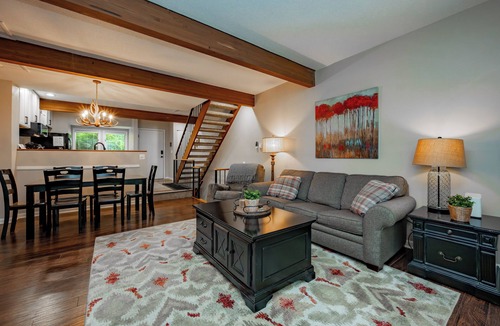 McHenry House | Dog Friendly Townhome w/Hot Tub & Game Room