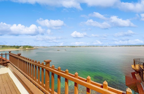 Gloucester Apartment | Dog-Friendly, Waterfront Home with Washer and dryer & Two Decks