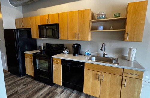Fargo Apartment | Downtown Former Warehouse Charm! Pets welcome!