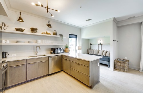 Ludington Condo | Downtown Ludington Modern Condo w/Great Views!