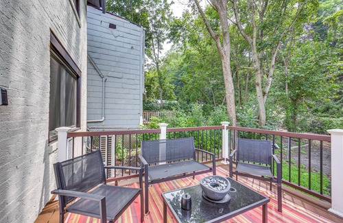 Wilkinsburg House | Easy Access to Pittsburgh: Urban Retreat w/Deck