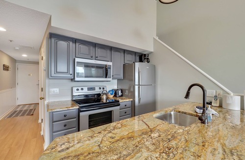 Charlevoix Condo | Edgewater 357 | Downtown Charlevoix | Pool, Hot Tub, Sauna