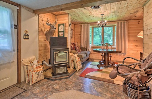 Emporium House | Emporium Colonial Home w/ Large Yard & Fire Pit!