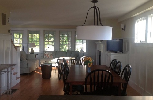 Hampton Cottage | Enjoy sunrises over the ocean and sunsets over the salt water pond