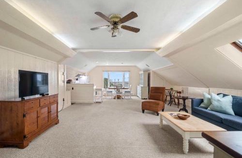 Commercial Street Apartment | Expansive Deck with Waterviews and views of Ptown Monument