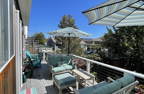 Provincetown Condo | Fabulous HUGE West End 2 bed 2 bath, deck, garden, aircon, parking