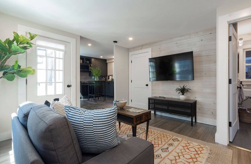 Rockport Apartment | Fall Asleep to Waves in Downtown Rockport
