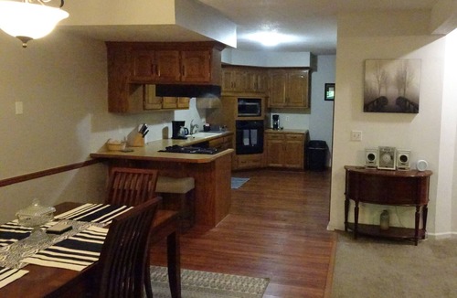 Lenexa Apartment | Major international sporting event - Spacious 1-bedroom patio apartment in charming Overland Park.