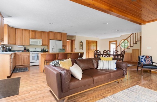 Mayfield House | Firefly Lodge on the Boardman River with Hot Tub and Woodstove - Special Pricing for 2 Guests