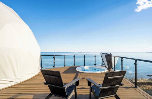 Two Harbors House | Float Above Lake Superior in Dome 7 at The Harbors
