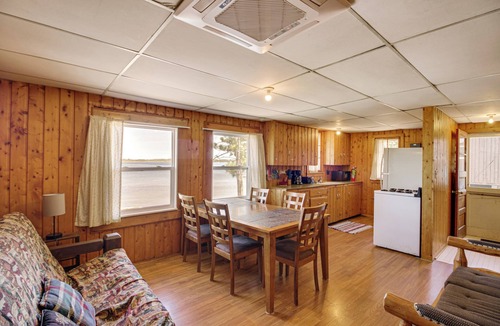 Puposky Cabin | For Anglers & Boaters! Beachfront Gull Lake Cabin