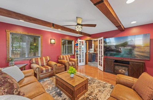 Friendship House | Friendship Lakefront with Dock, Paddle Boat