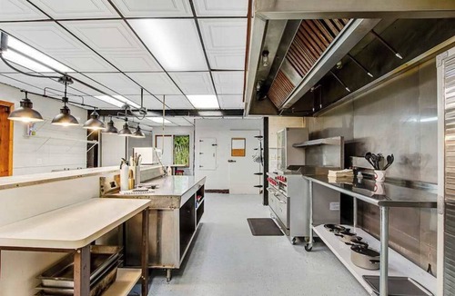 Presque Isle House | Full hotel with bar, commercial kitchen, pool table & fireplaces - dog-friendly