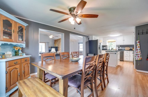 Bronson House | Game Room & Outdoor Fun - Gilead Lake Getaway!