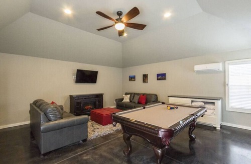 Tulsa House | Game Room + Pool Table | Pet Friendly