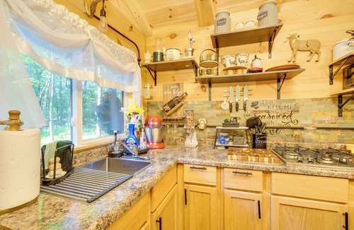 Webster Apartment | Glamping Getaway w/Porch in Wisconsin Northwoods