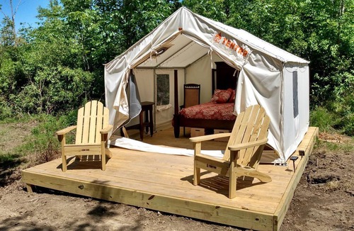 Madison RV Rental | Gorgeous Tent Rental Great for Glamping in Ohio