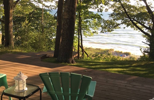 Montague House | Gorgeous Updated Lake Michigan Lakefront Home On Private Beach!