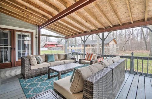 Lakeview House | Grill, Yard & Fire Pit: Huntsville Gem w/Views