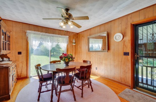 McClure House | Haysi Nature Getaway w/Fire Pit & On-Site Creek!