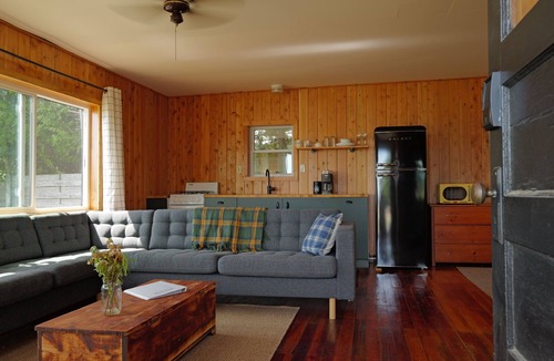 Hessel Cabin | Hessel Bay Cabin 1: Lake Huron waterfront resort cabin sleeps 2.
