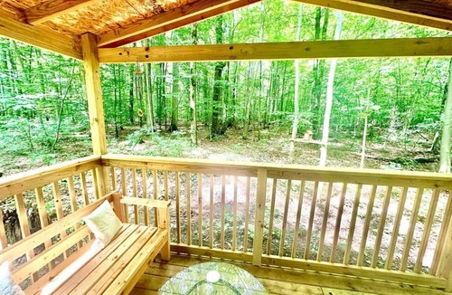 Birch Run Township Cabin | Hidden Oaks Cabin Resort | Boho Cabin | Unit 4