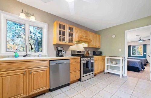 Bellaire House | Hilltop Home with Torch Lake Views