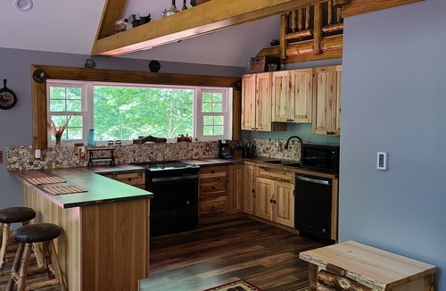 Logan Cabin | Hocking hills Logan Ohio A birds eye view cabin rentals