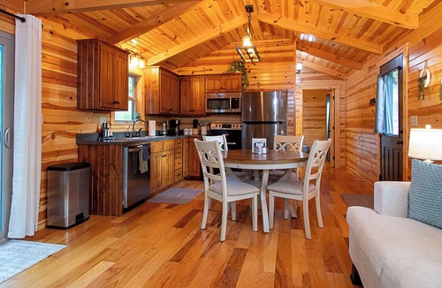 Logan Cabin | Hot Tub + Arcade + Fire Pit, Shuffleboard, Dogs OK