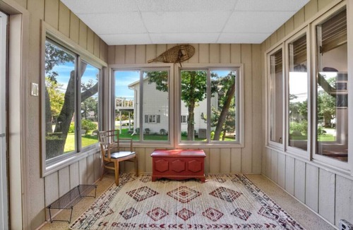 Caseville Apartment | Hot Tub Open! Cozy lakeview Home w Great Beach!