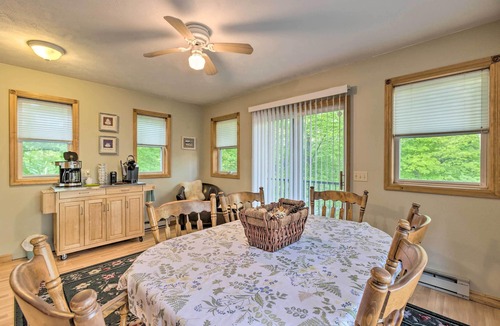 Lake Township Cabin | Hot Tub, Sauna, Fireplace, Dock! Lake Honor Cabin