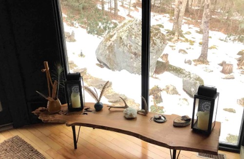 Otis Cabin | Imaginative Octogonal Glass Treehouse on Seven Private Acres near Great Barrington, MA