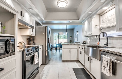 Oklahoma City House | Indigo & Cedar | 4BR | Pool + Gym + Game Room