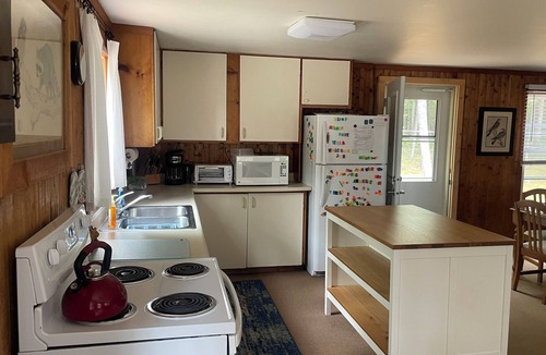 Bois Blanc Island Cabin | Island Getaway! Nestled in the woods with easy access to sandy beach