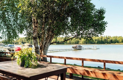 Oden House | Island view Lake Cottage on Crooked Lake, best views!