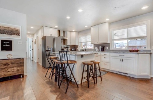 East Colorado Springs House | Jumpshot Junction! Hoops & Fire Pit Retreat