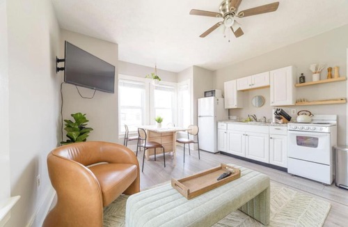 Portsmouth Apartment | King Bed Downtown Suite Port City Stays