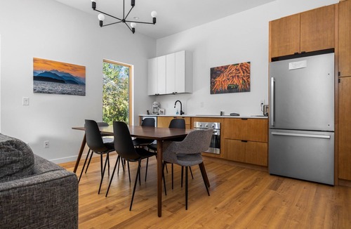 Acme House | KOTI 4 (Two Bedroom) Traverse City's Scandinavian Cabins, vacation home on TART & mins to Traverse C.