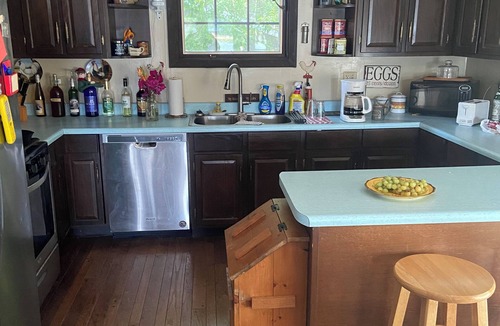 Nekoosa House | Lake Camelot, 4 bedroom, 2 baths, swimming, pier, fishing, fire pit, golf!