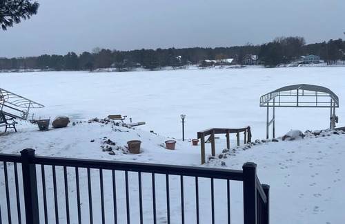 Nekoosa House | Lake Camelot, 4 bedroom, 2 baths, swimming, pier, fishing, fire pit, golf!