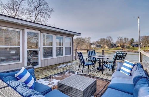Monticello Apartment | Lake Freeman Retreat w/ Deck and Fire Pit!