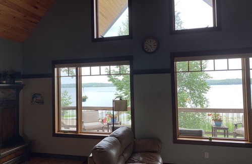 Puposky Cabin | Lake Movil Sunrise Cabin (6 miles north of Bemidji)