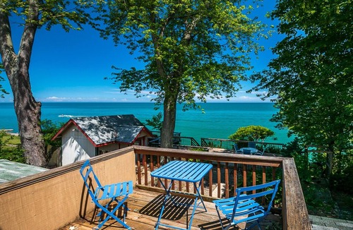Geneva-on-the-Lake House | Lakefront, awesome views, water access, center strip, private, parking.