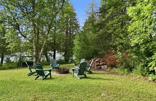 Outing Cabin | Lakefront Cabin Near Snowmobile & ATV Trails, Firepit, Pet-Friendly