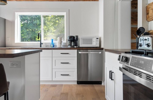 Central Lake Cabin | [Lakefront Cabin] w/sandy private beach, docks, kayaks, sunsets