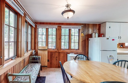 Raymond Cottage | Lakefront cabin with private dock, 2 kayaks & panoramic views
