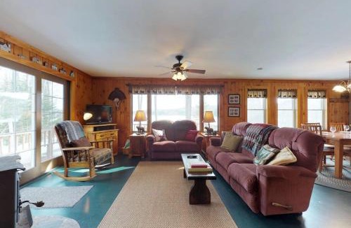 Greenville House | Lakefront Cabin with Lake Views, Cable, Beach Access & Private Dock