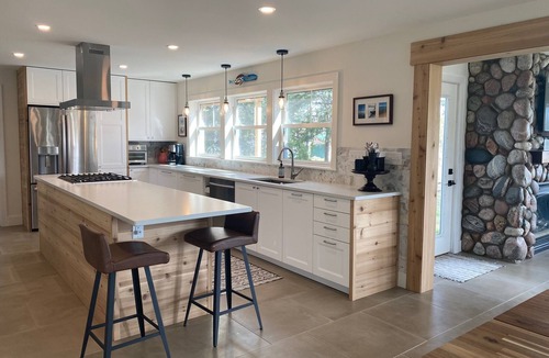 Lake Leelanau House | ~ Lakefront Home + Private Pickleball Court ~