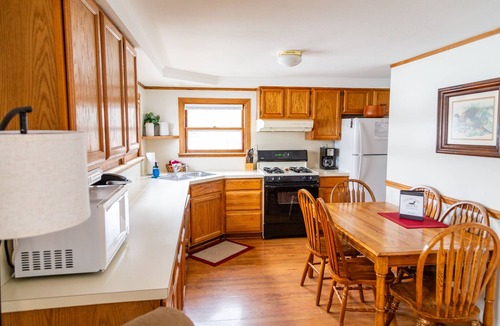 West Branch House | Lakefront Home - Two Bedroom with Fireplace - Outdoor Hot Tub - Pet Friendly!