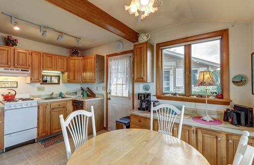 Falmouth Heights House | Lakefront home with beach views, WiFi, gas grill & patio - near beach